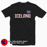 Icelandic Flag Nordic Island Football T Shirt