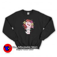 International Women's Day Floral Fist Solidarity Sweatshirt