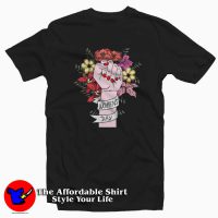 International Women's Day Floral Fist Solidarity T-Shirt