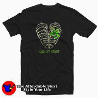 Irish at Heart St Patricks Day Funny T Shirt