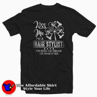 Kiss me Im a Hair Stylist St Patricks T Shirt