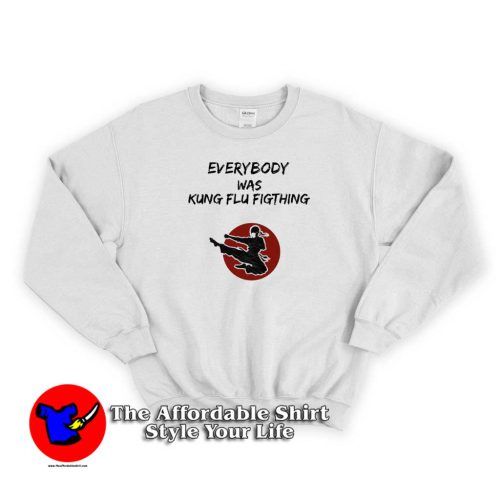 Kung Flu Fighters Sweater 500x500 Kung Flu Fighters Graphic Sweatshirt