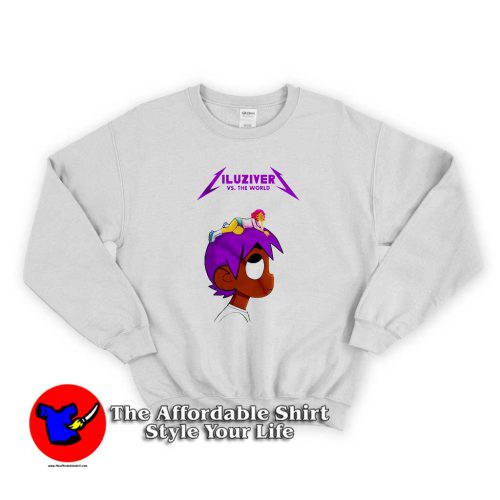 Lil Uzi Vert Vs The World Cartoon Sweatshirt 500x500 Lil Uzi Vert Vs The World Cartoon Sweatshirt Funny Tribute Rapper