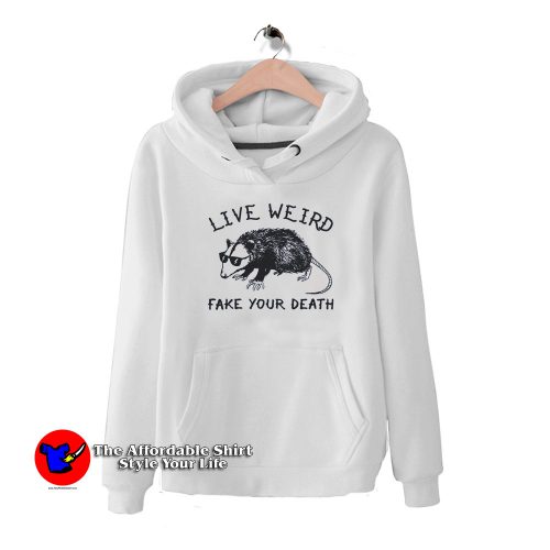 Live Weird Possum HoodieTAS 500x500 Awesome Live Weird Possum Graphic Hoodie Cheap