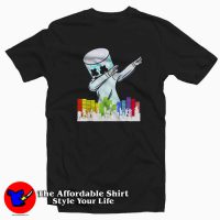 Marshmallow Dancing DJ Love Graphic T-Shirt