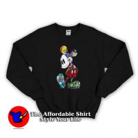 Mickey Mouse Tattoos Disney All Characters Sweatshirt