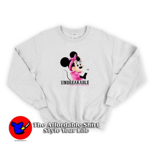 Mikey Unbreakable Breast Cancer Awareness Sweater 500x500 Mikey Unbreakable Breast Cancer Awareness Sweatshirt