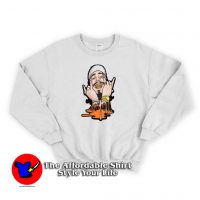 Cheap Novelty Graphic Post Malone Sweatshirt