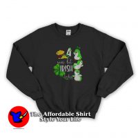 Penguin a bit Irish today St Patricks Sweatshirt