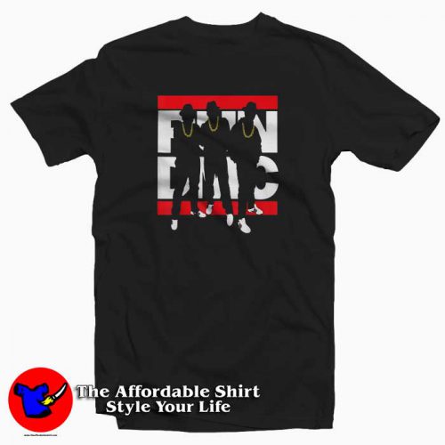 Run DMC Official Silhouette Tshirt 500x500 Run DMC Official Silhouette Graphic T Shirt Cheap