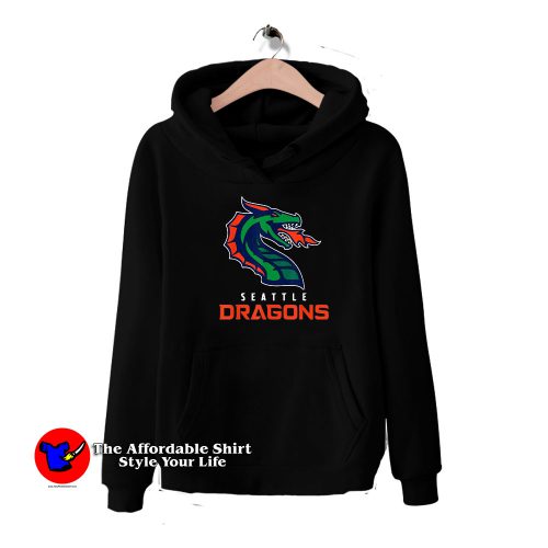 Seattle Dragons Football HoodieTAS 500x500 Seattle Dragons Football Graphic Hoodie Cheap