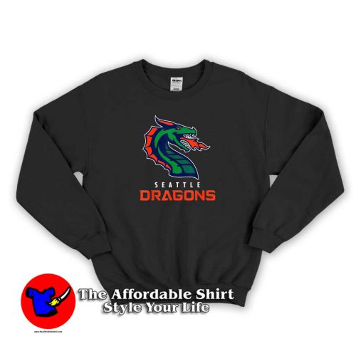 Seattle Dragons Football Sweater 500x500 Seattle Dragons Football Graphic Sweatshirt Cheap