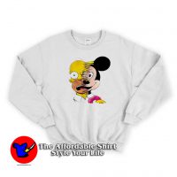 Simpsons and Mickey Mouse Sweatshirt