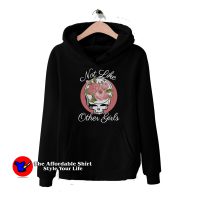 Skull Flower Not Like Other Girls Hoodie