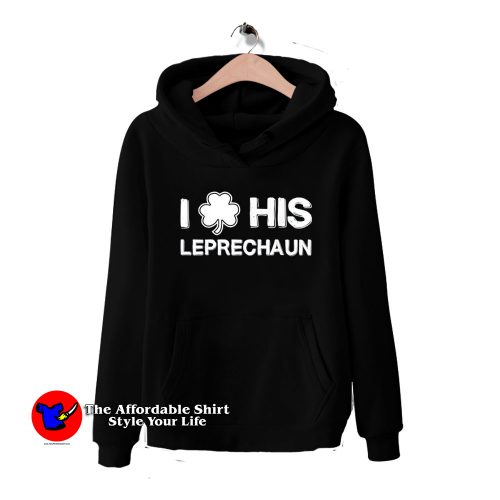 St Patricks I Love His Leprechaun 500x500 St Patricks I Love His Leprechaun Hoodie Gift Irish Day