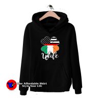 St Patrick’s Us Flag Irish Firefighter Hoodie