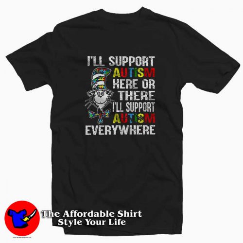 Support Autism Everywhere Dr Seuss Tshirt 500x500 Support Autism Everywhere Dr Seuss T Shirt Dr Seuss Celebration