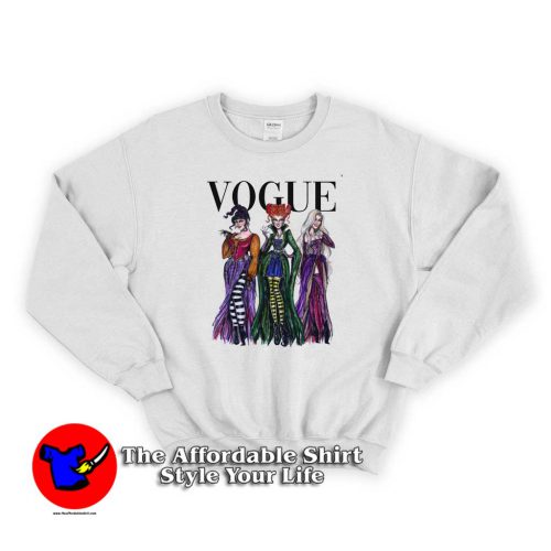 VO GU E Sanderson sisters Sweater 500x500 VOGUE Sanderson Sisters Graphic Sweatshirt Cheap