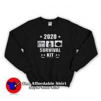 2020 Survival Kit Coronavirus Graphic Sweatshirt