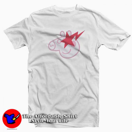 A Bathing Peppa Star Eyes Peppa head Tshirt 500x500 A Bathing Peppa Star Eyes Peppa Head T Shirt Cheap Trendy