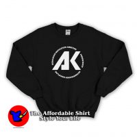 AK Motivational Circle Black and White Sweatshirt