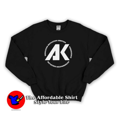 AK Motivational Circle Black and White Sweater 500x500 AK Motivational Circle Black and White Sweatshirt Cheap