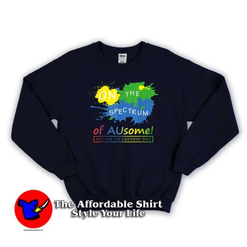 Autism Awareness Day Sweater new 500x500 On the Spectrum Autism Awareness Day Sweatshirt Cheap