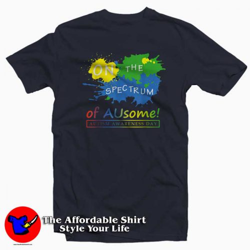 Autism Awareness Day Tshirt 500x500 On the Spectrum Autism Awareness Day T Shirt Cheap