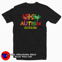 Autistic Awareness Support Autism Month T-Shirt