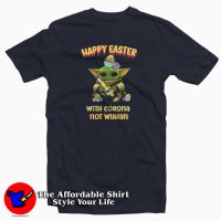 Baby Yoda Happy Easter With Corona T-Shirt