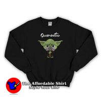 Baby Yoda Quarantine Face Mask Sweatshirt