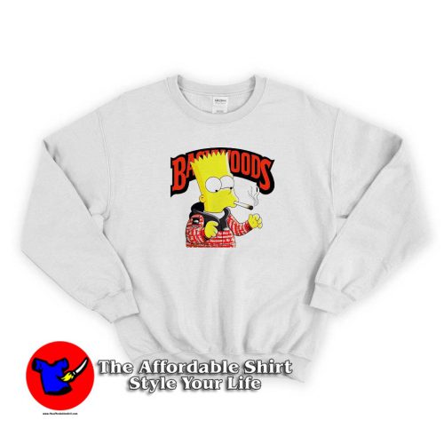 Backwoods Bart Simpson Smoking Unisex Sweater 500x500 Backwoods Bart Simpson Smoking Sweatshirt Cheap