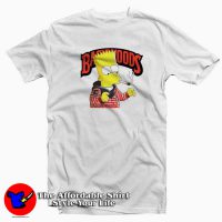 Backwoods Bart Simpson Smoking T-Shirt