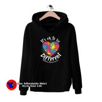 Autism Awareness Different Puzzle Heart Love Hoodie