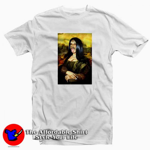 Funny Cardi Lisa Graphic 500x500 Funny Cardi Lisa Graphic T Shirt Cheap