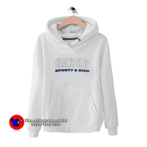 Healt Club Sporty Rich HoodieTAS 500x500 New Healt Club Sporty & Rich Graphic Hoodie Cheap