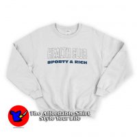 New Healt Club Sporty & Rich Graphic Sweatshirt