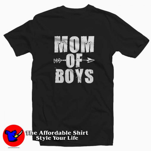 Mom of Boys Cute Motherhood Graphic Tshirt 500x500 Mom of Boys Cute Motherhood Graphic T Shirt Cheap