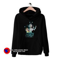 Peace Among Word Rick And Morty Hoodie