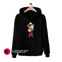 Funny Pinocchio KAWS Touchs His Face Hoodie