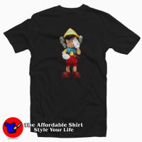 Pinocchio KAWS Touchs His Face T-Shirt