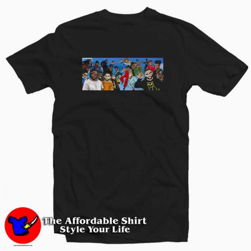 Rappers X Dragon Ball Z 500x500 Rappers X Dragon Ball Z Graphic T Shirt Cheap