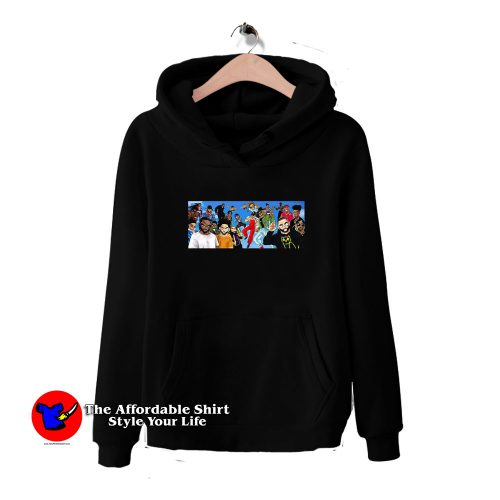 Rappers X Dragon Ball Z HoodieTAS 500x500 Rappers X Dragon Ball Z Graphic Hoodie Cheap