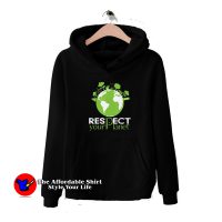 Respect Your Planet Earth Day Graphic Hoodie