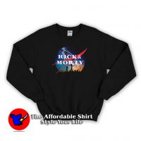 Rick & Morty Logo Jumper Nasa Inspired Sweatshirt