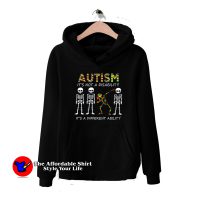 Skeleton Autism It's Not A Disability It's A Different Hoodie