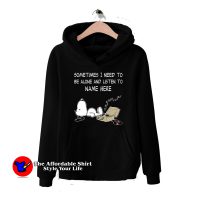 Snoopy Sometimes I Need To Be Alone Hoodie