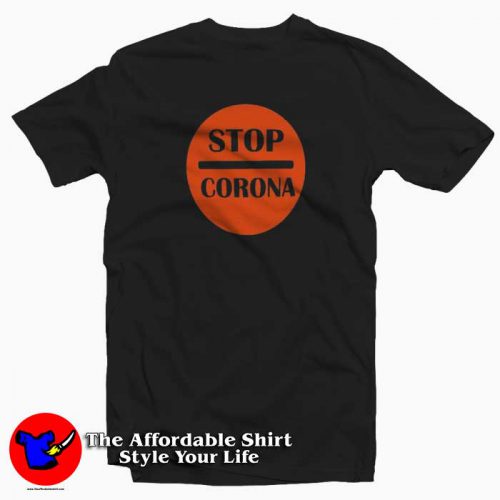 Stop Corona Keep Away From Covid 19 Mockup Shirt 500x500 Stop Corona Keep Away From Covid 19 T Shirt Trends