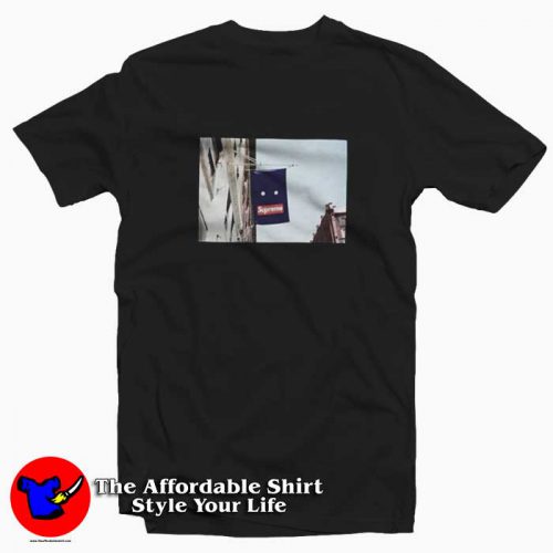 Supreme Banner Tshirt 500x500 Supreme Banner Graphic T Shirt Cheap