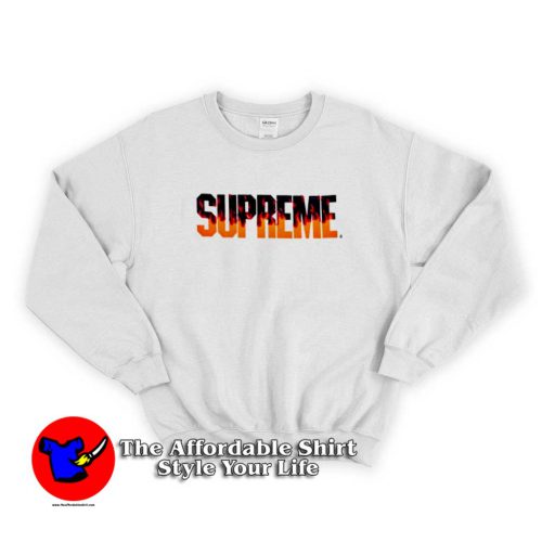 Supreme Flames Sweater 500x500 Supreme Flames Graphic Sweatshirt Cheap